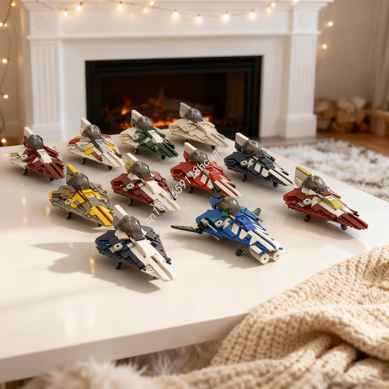 

2242 шт. MOC Delta 7, комплект звездной боевой модели, строительные блоки, строительная сборка, идея, рождественские подарки, кирпичная игрушка, детский день рождения