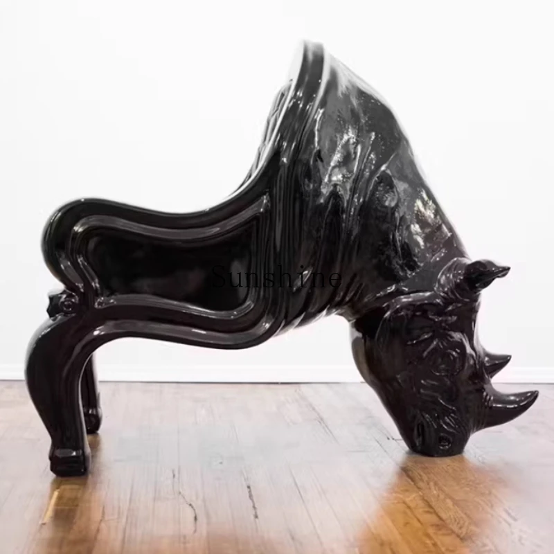 

Nordic creative simple chair FRP casual domineering animal chair