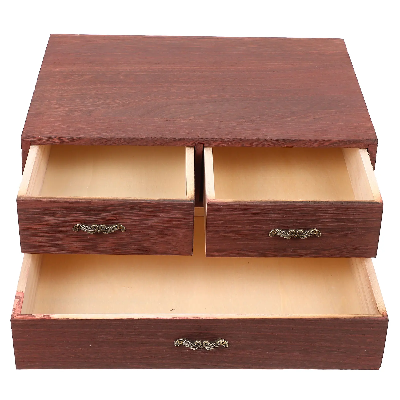 

Wooden Storage Box Ring Case Multi-purpose Jewelry Desktop Adornment Simple Holder