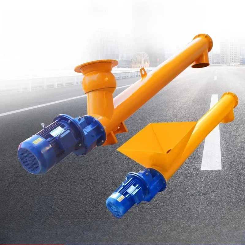 

Screw Conveyor Jiaolong Mixing Station Cement Coal Ash Sand Dry Powder Granule Lifting Tubular Strand Feeder