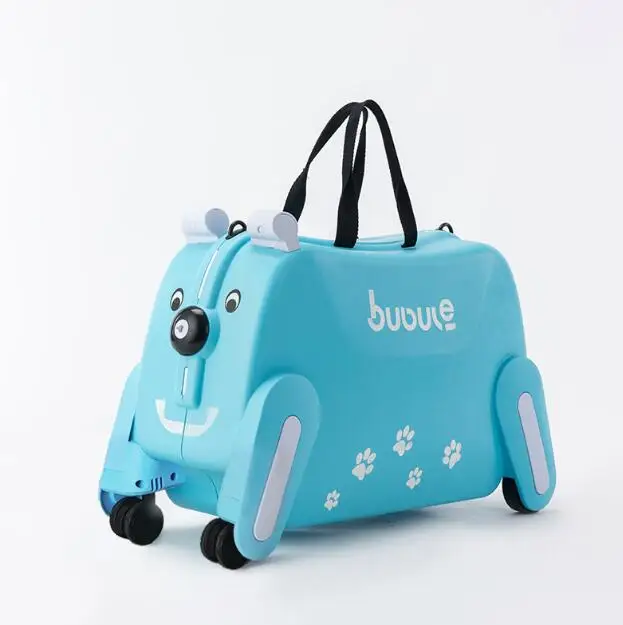 Kids Ride-On Suitcase kids Toddler Luggage Suitcase Travel Kids Suitcase with Seat Airplane Carry on Rolling luggage suitcases