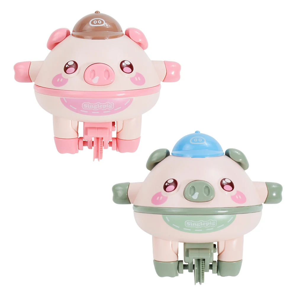 Children's Rolling Balance Game Novel Rope Walking Unicycle Acrobatics Rolling Balance Pig - Fun Activity for Kids