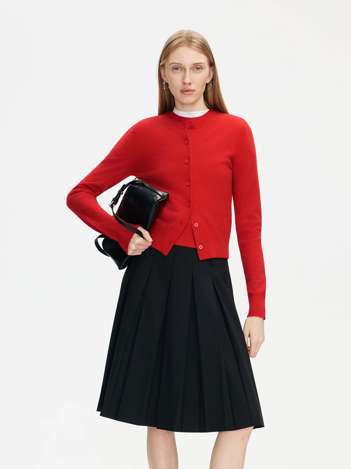 

Женский длинный вязаный кардиган River Australian CHAO из тонкой шерсти, мягкий, однотонный, для многослойного образа, MIU Sle