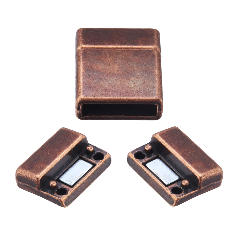 5-10pcs Alloy Flat Strong Magnetic Clasp for DIY