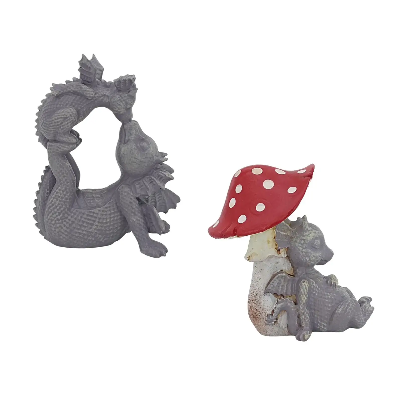 Animal Statue Collectable Miniature Landscape Decor for Office Balcony Patio