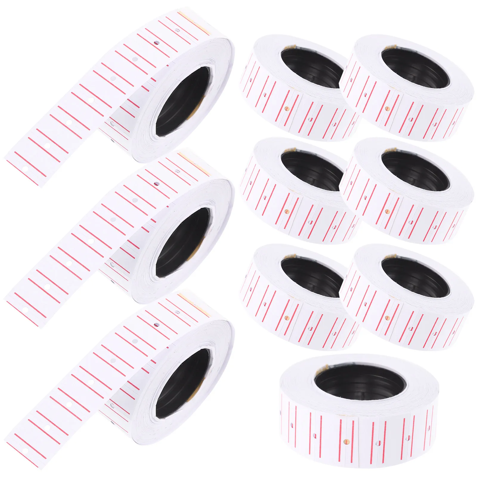 

1 Roll Price Tag Roll Paper for Retail Store Market Supply Sale Signs Self Adhesive Cost Label Paper Exquisite Workmanship Clear