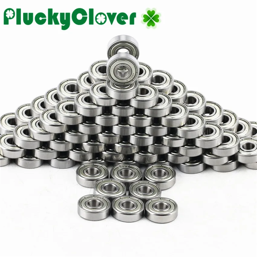 100pcs 608zz Bearings Abec7 Skateboard Skate Kids Scooter Snake board Bearings for Double Rocker Fish Banana Boards 3d printer