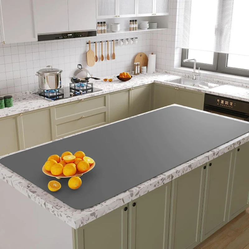 47.2” X 23.6” Silicone Mat, Large Silicone Heat-Resistant Counter Mat, Kitchen Countertop Non-Slip Mat, Craft Table Placemat