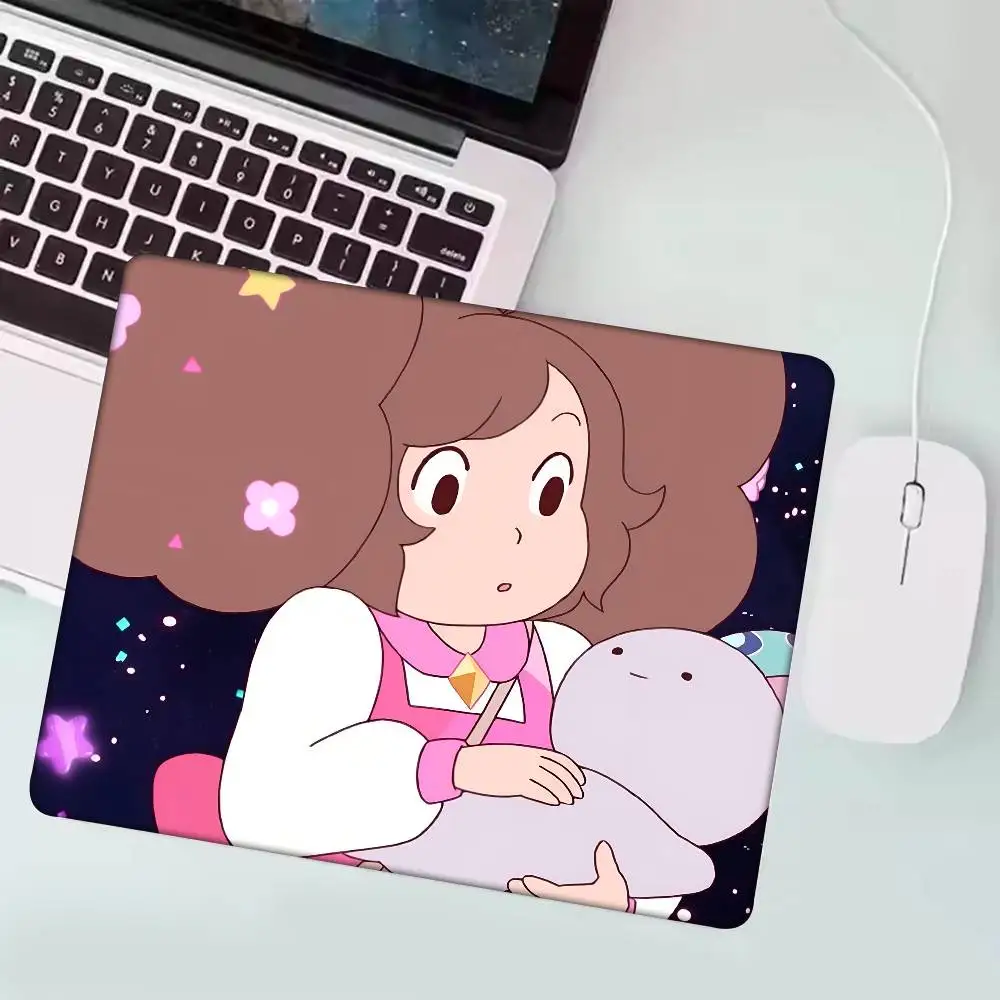 

1pc Bee And Puppycat Anime Small Mousepad Keyboard Pad Laptop Cushion Non-slip Deskpad