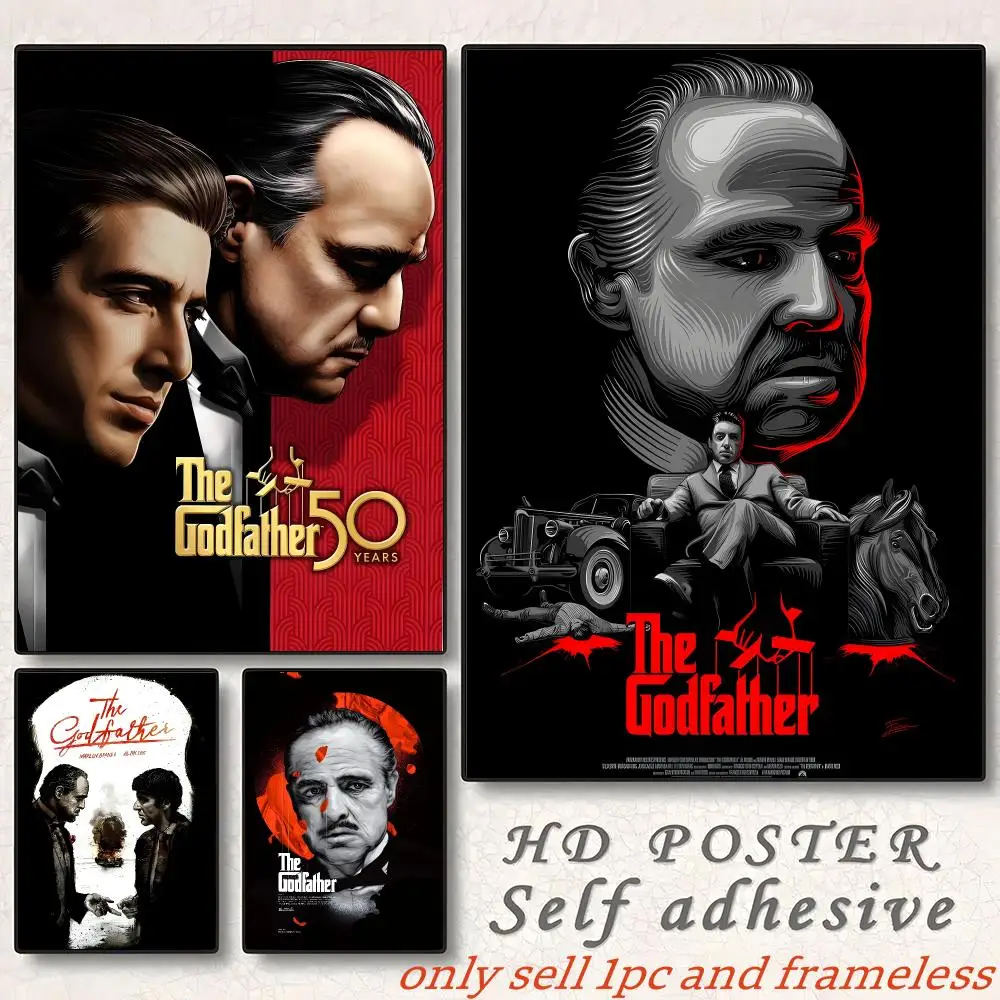 Classic Movie T-The Godfather Poster Gift with prints Home bedroom living room decoration promotion and display