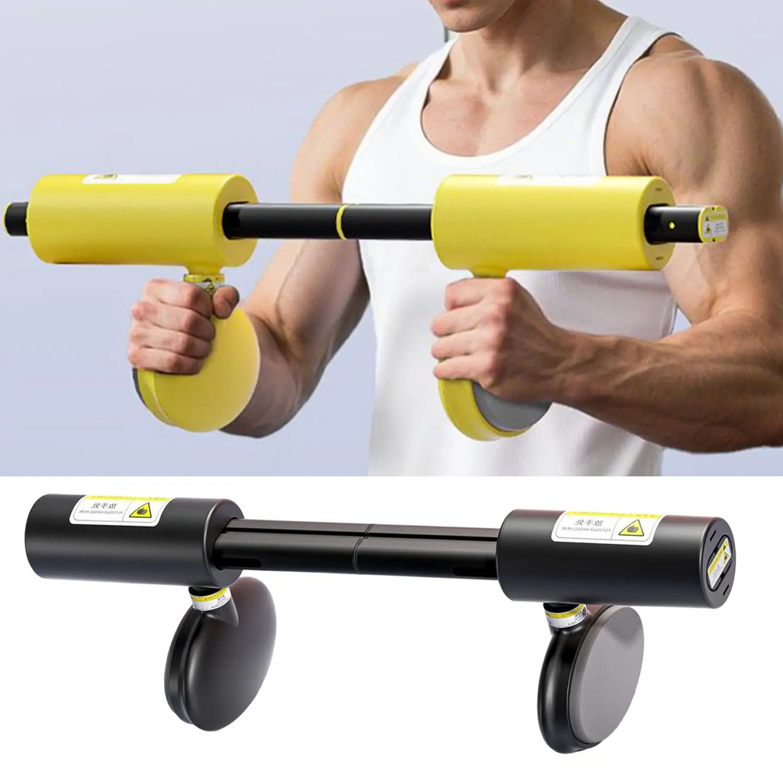 

Biceps Exerciser Leg Crush Thigh Trainer Arm Trainer Muscle Strengthener, Adjustable Arm Exerciser for Body Fitness Gym Home