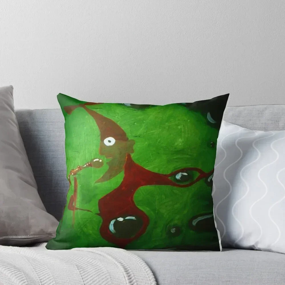 

The Pothead Pixie (A Tribute To Gong) Throw Pillow Cushions Home Decor anime girl Pillowcases Bed Cushions pillow