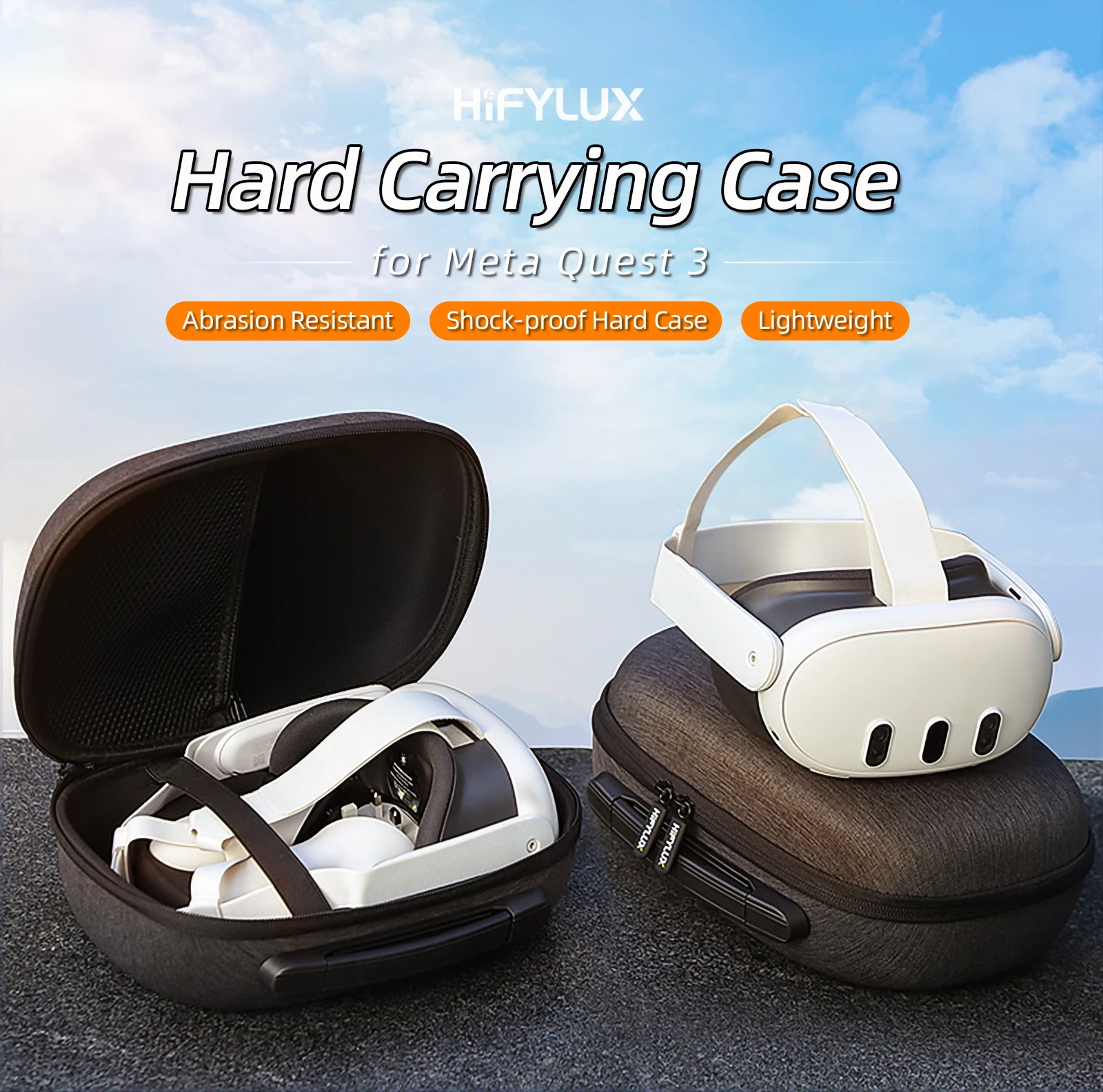 

Carrying Case for Meta Quest 3 VR Headset Accessories Portable Travel Case Protective Cover Storage Bag for Meta Quest 3