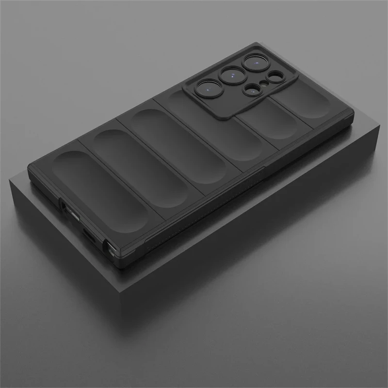 Shockproof Silicone Case For Samsung S24 Ultra S23 Plus S22 S21 FE Note 20 Ultra for Galaxy A25 A35 A55 A05S A15 5G Phone Cover