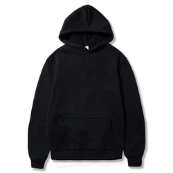 Fashion Casual Hoodie Basic Pullovers Sweatshirts Loose Top Women Solid Color Hoodies Oversize Black Sweatshirt Tops