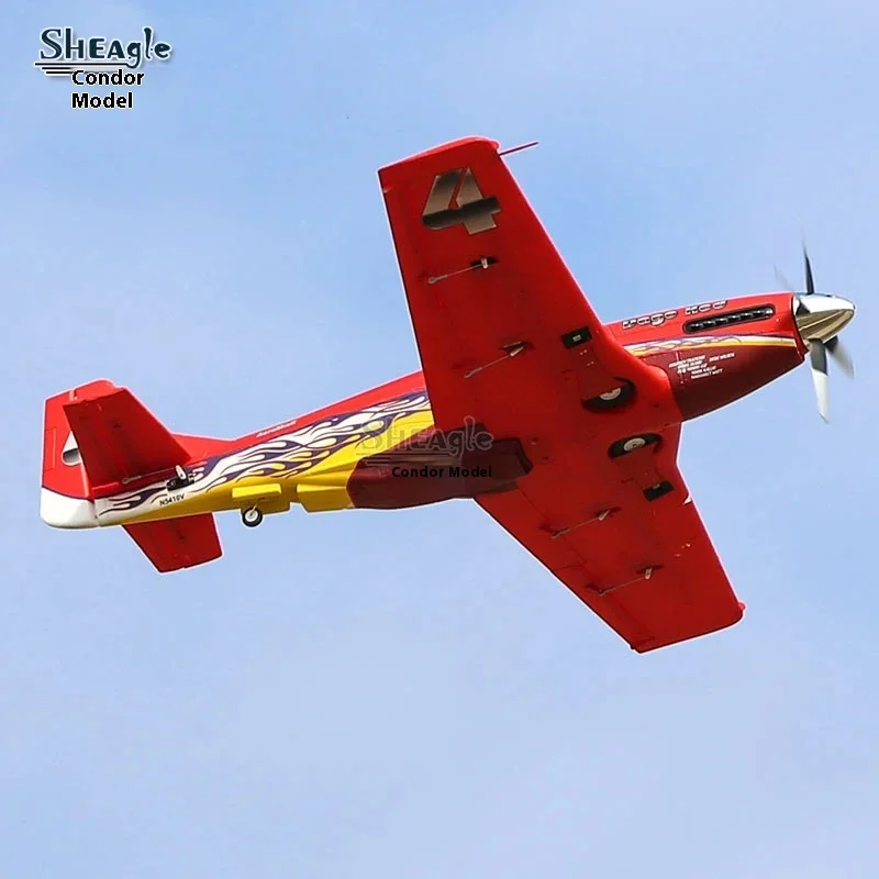 Nouveau FMS 1100MM Sport Mustang P51D V2 modèle télécommandé modèle avion électrique avion de course à voilure fixe