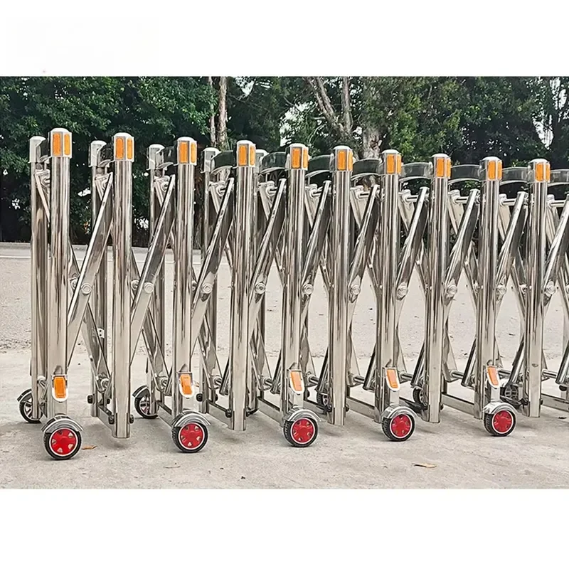 Factory Manufacturer Movable Isolation Fence Guardrail Custom Designed Retractable High Quality Park Road Safety Barriers