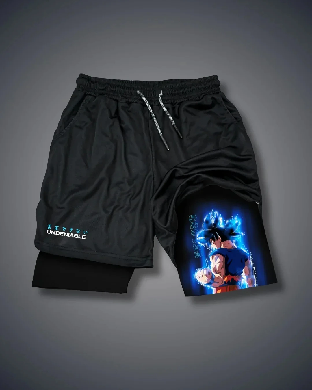 Goku Dragon Ball Shorts 2025 - Celana Pendek Latihan Nyaman Lapisan Ganda, Penyerap Keringat & Gaya Y2K Trendi