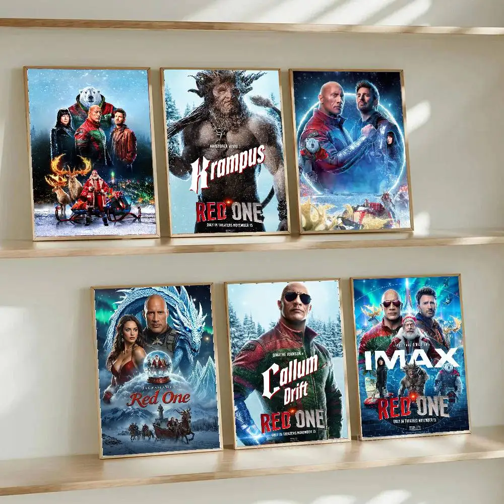 Science Fiction Action Film R-Red One Posters Living Room Bar Cafe Quality Canvas Vintage Style Comics Painting Art Home Wall