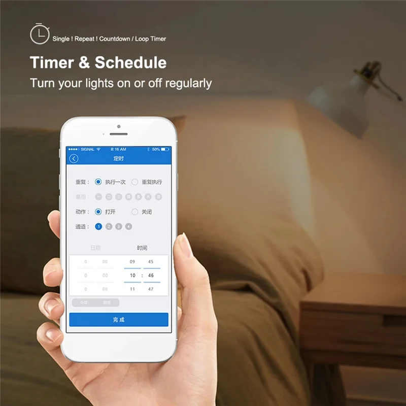 Smart Switch 4 Channel Smart Switch Wifi Bluetooth Wireless Dry Contact Relay Switch 7-32V