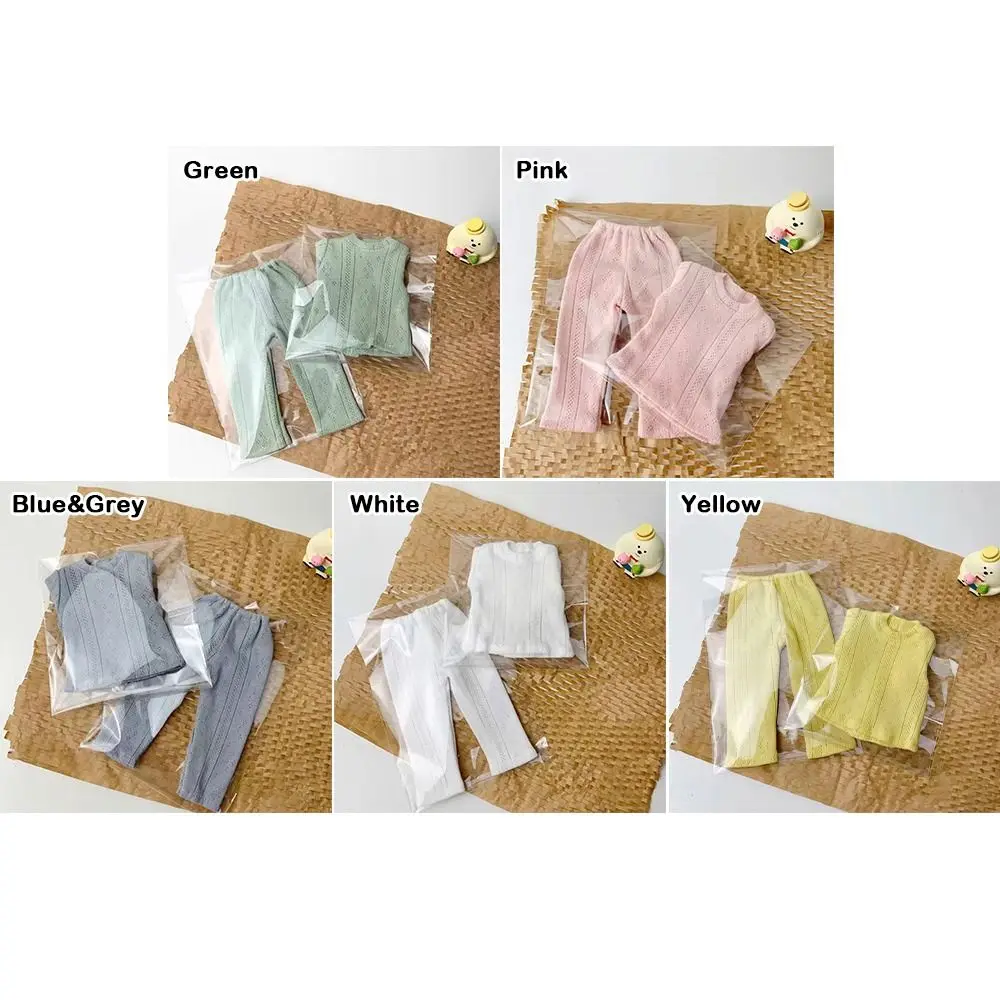 Cute Pajamas Clothes Fashion Simple Knitted Elastic Sleep Clothes DIY Accessories Mini Soft Sleep Pants for 1/6 BJD 30cm Dolls