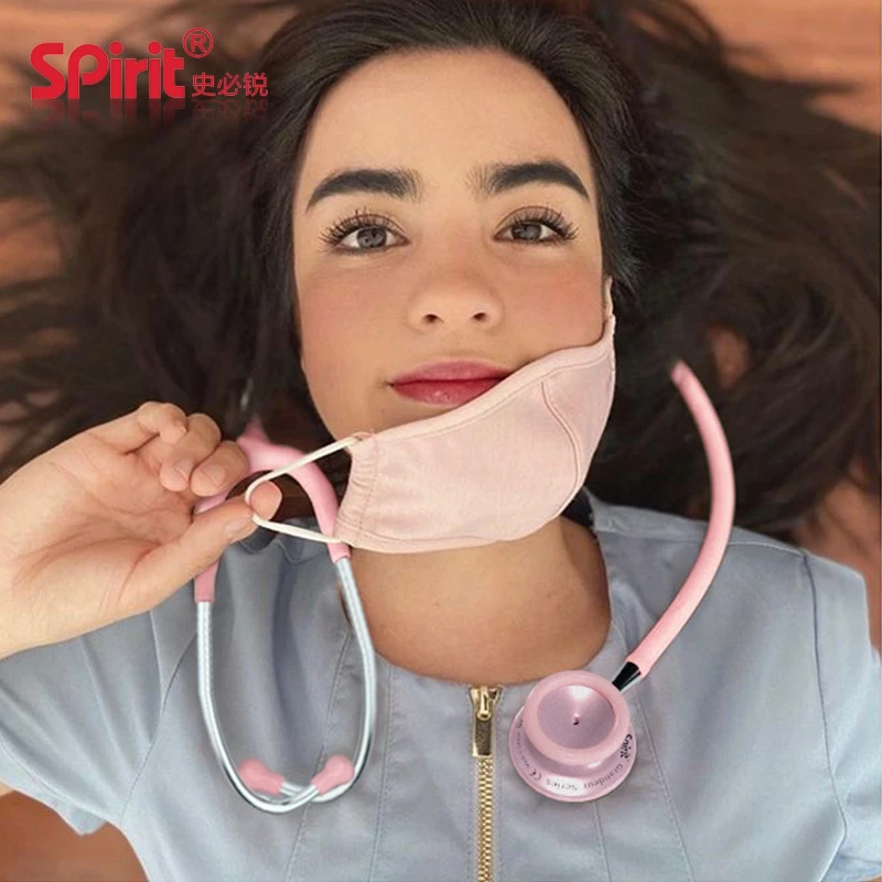 Spirit Medical Stethoscope 501 Lightweight Stethoscopes Pediatrics Fetal Heart Pregnant For Doctor Medical Students Health Care