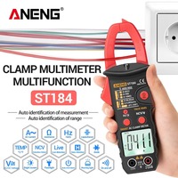 ANENG ST184 Clamp Meter 6000 Counts Digital Multimeter AC/DC Voltage Ohmmer Tester True RMS Meter Current Test Tools