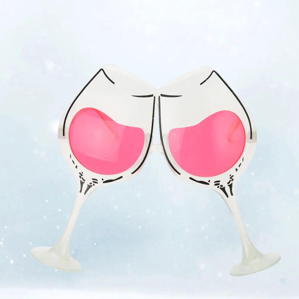 

2pcs Funny Glasses Red Party Eyewear Lightweight Plastic Costume Props For Carnival Masquerade Dance Party