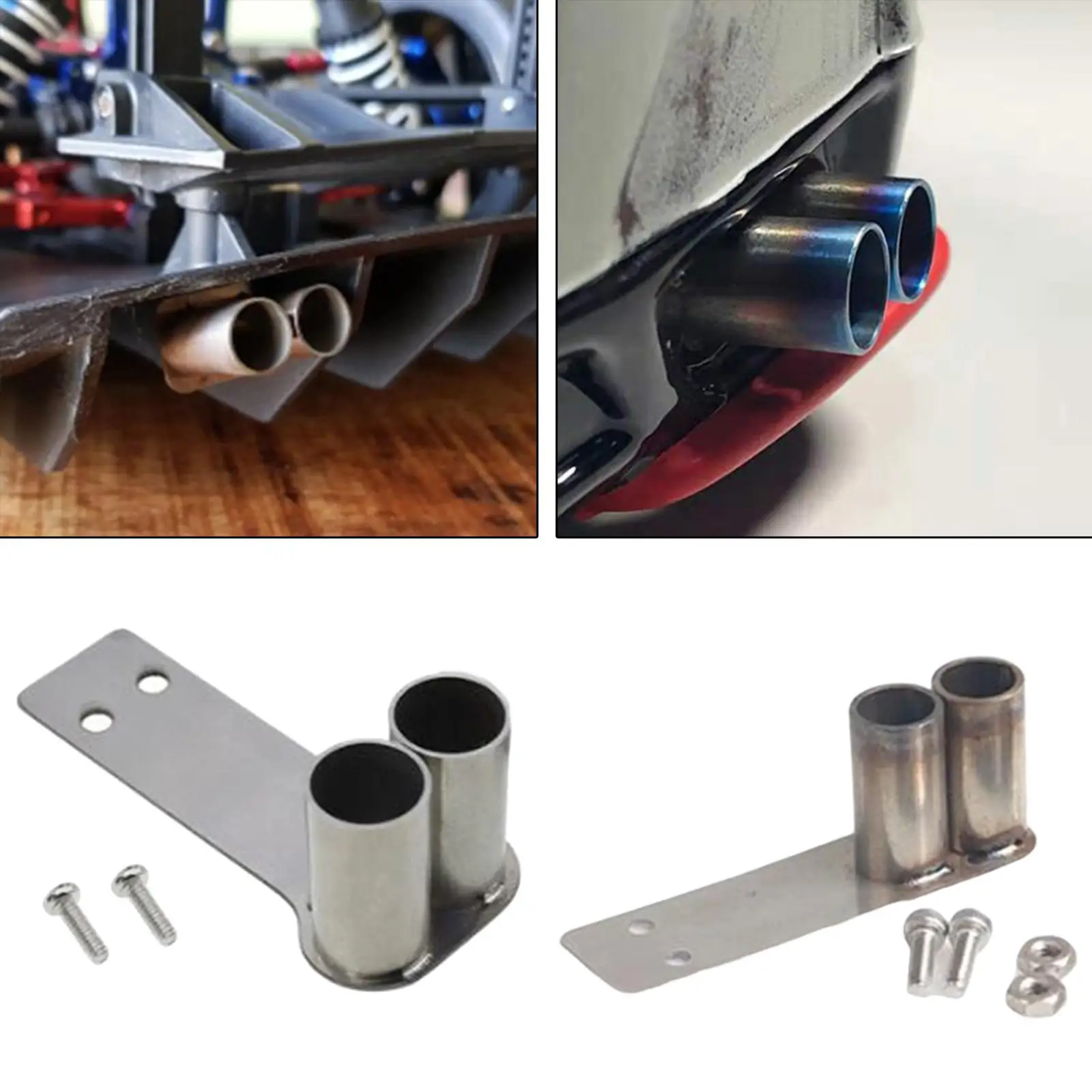 1/10 RC Car Exhaust Pipe Crawler Car Truck Hobby Model Parts Accessories