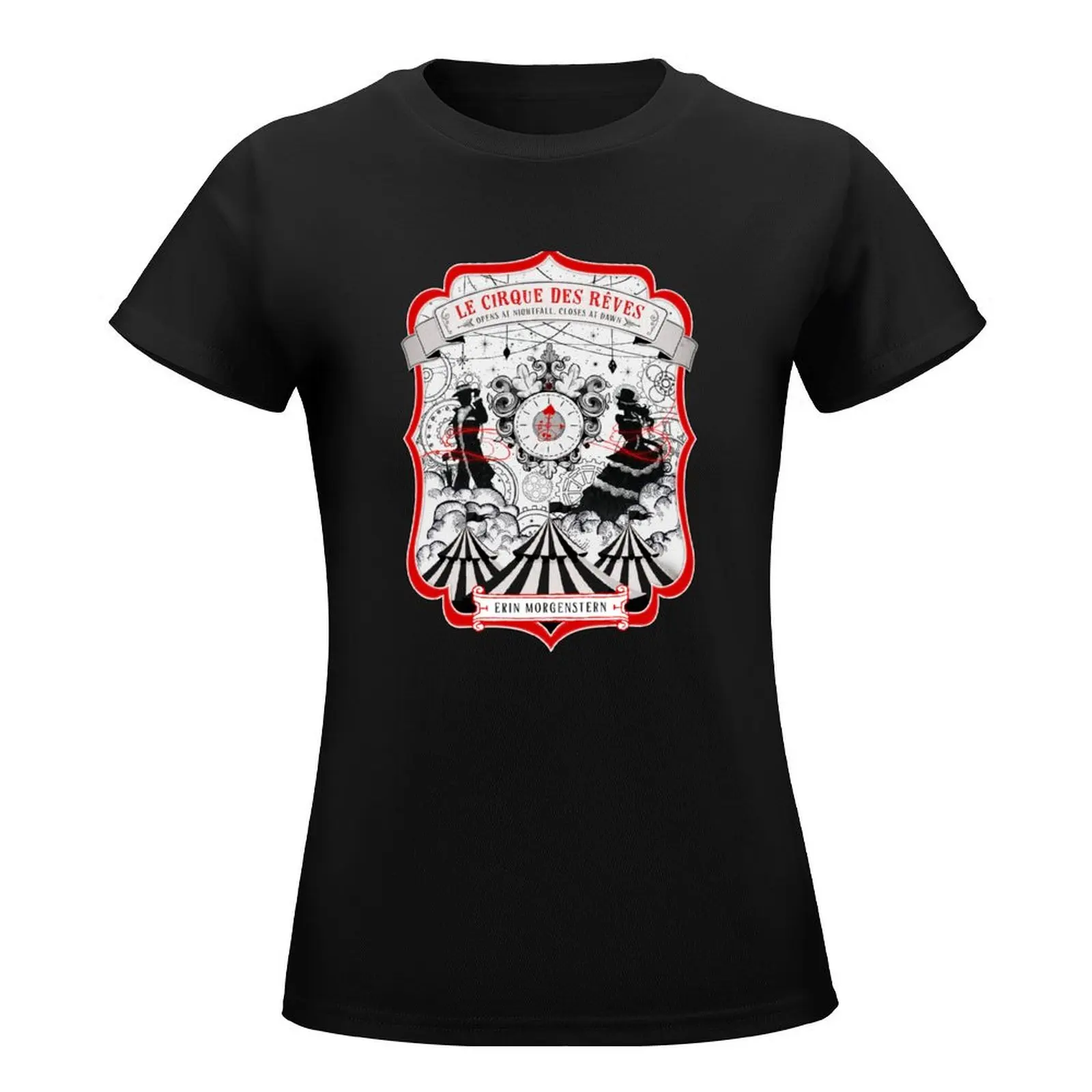 The Night Circus-Light T-Shirt T-Shirt Met Korte Mouwen, Esthetische Kleding Voor Dames