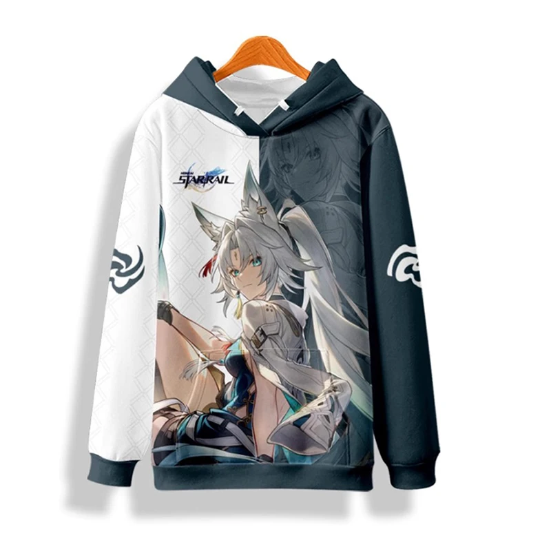 Feixiao Cosplay Costume Unisex 3D Printed Honkai: Star Rail Hoodies Hooded Fashion Coat for Spring Autumn