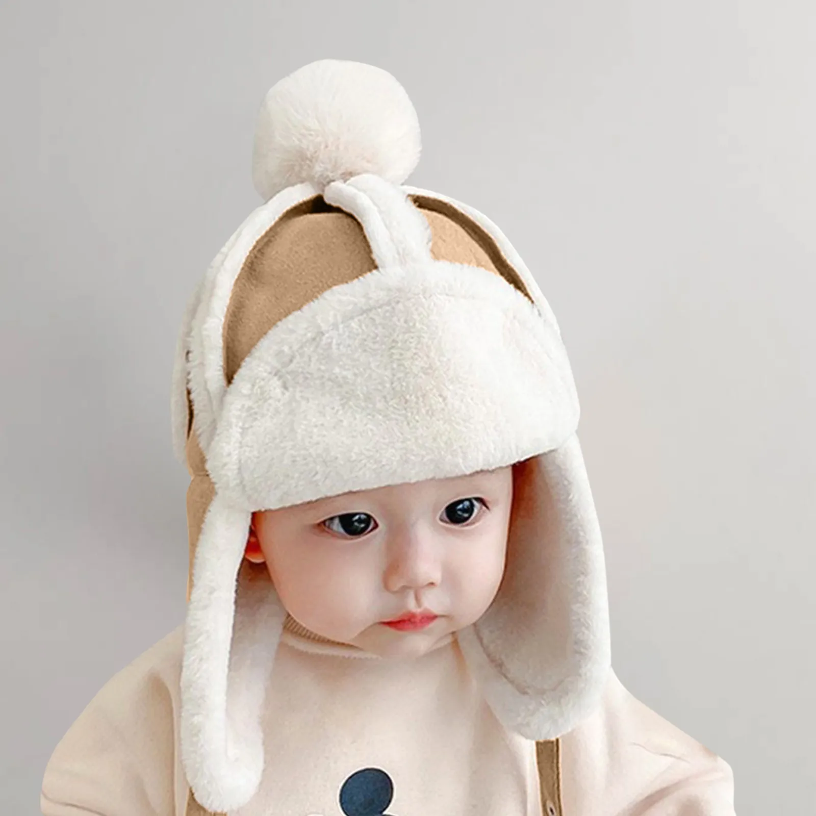 

Snow Cap Baby Winter Hat Soft Warm Knitted Cute Boys Girls Hat Organic