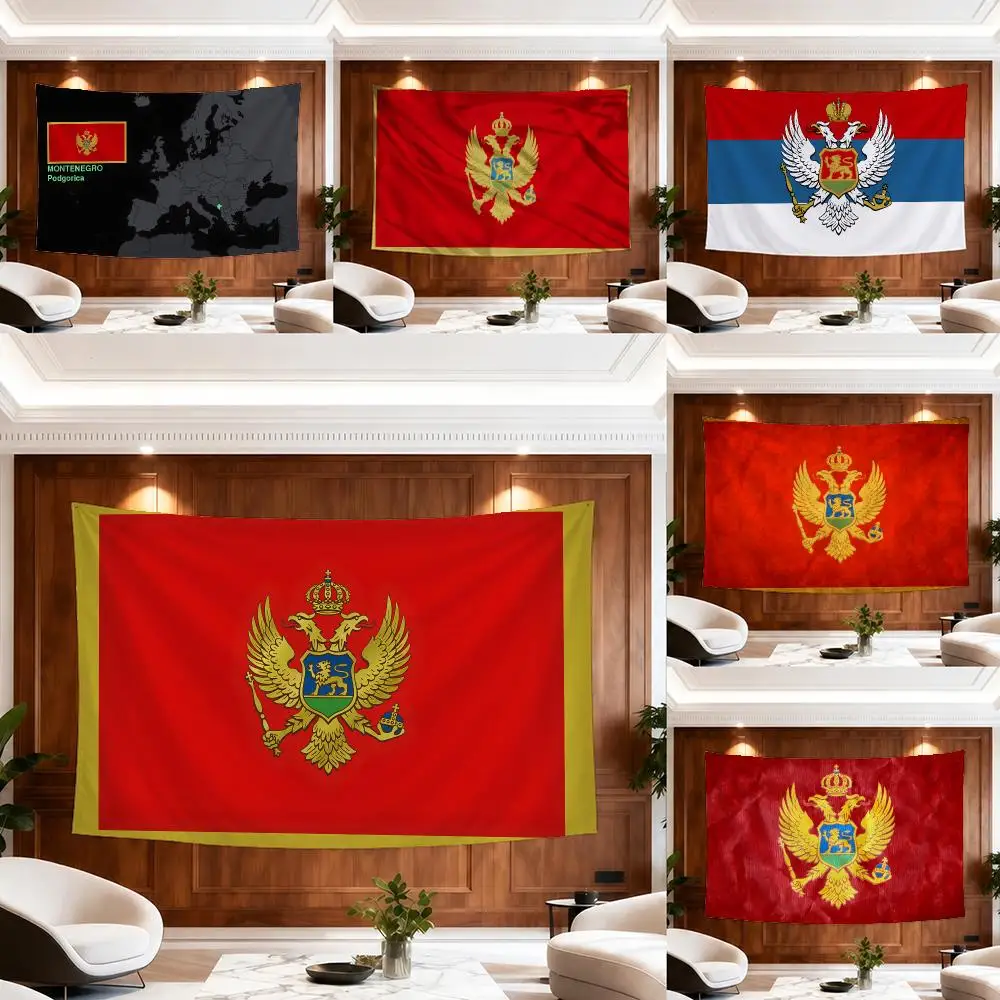 Montenegro Tapestry Custom Living Bedroom Party Dormitory Interior Wall Bohemian Decoration Attached Clip