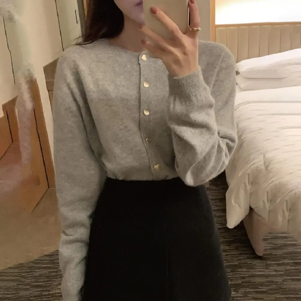 Long Sleeve T Shirt Women O Neck Wool Cotton Pullover Black Crop Top Spring Summer 2025 New Streetwear Basic Knitted Sweater Top