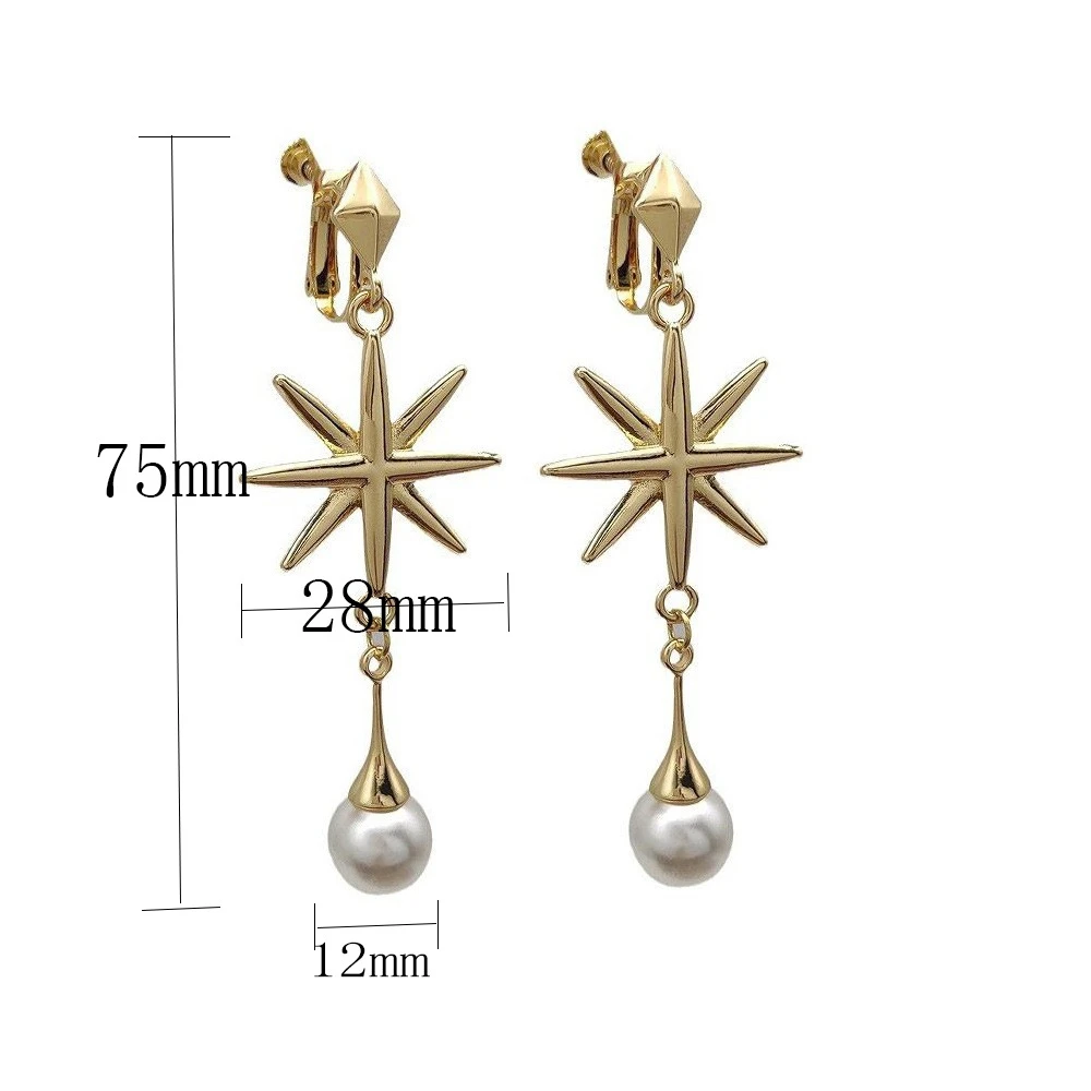 2024 New Anime Honkai: Star Rail Character Meta-animation Earrings Ear Clip Ear Hole  Cosplay Accessories