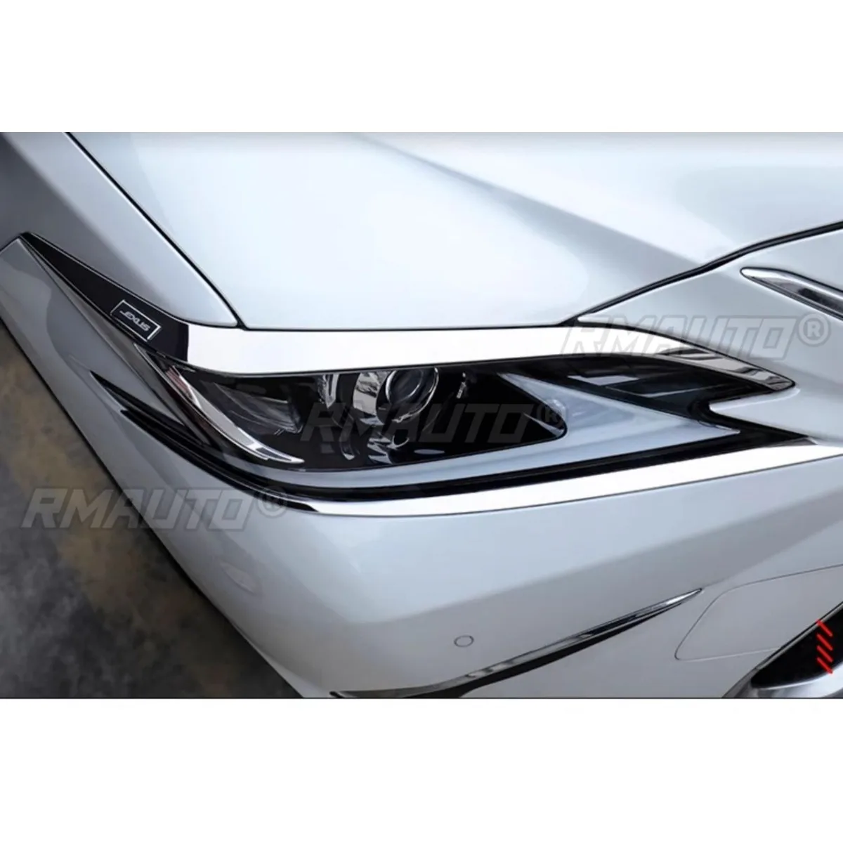 Car Headlight Trim Taillight Cover Decorative Strip Lamp Eyebrow Trims Frame Body Kit for Lexus ES200 ES300h ES260 2018-2025