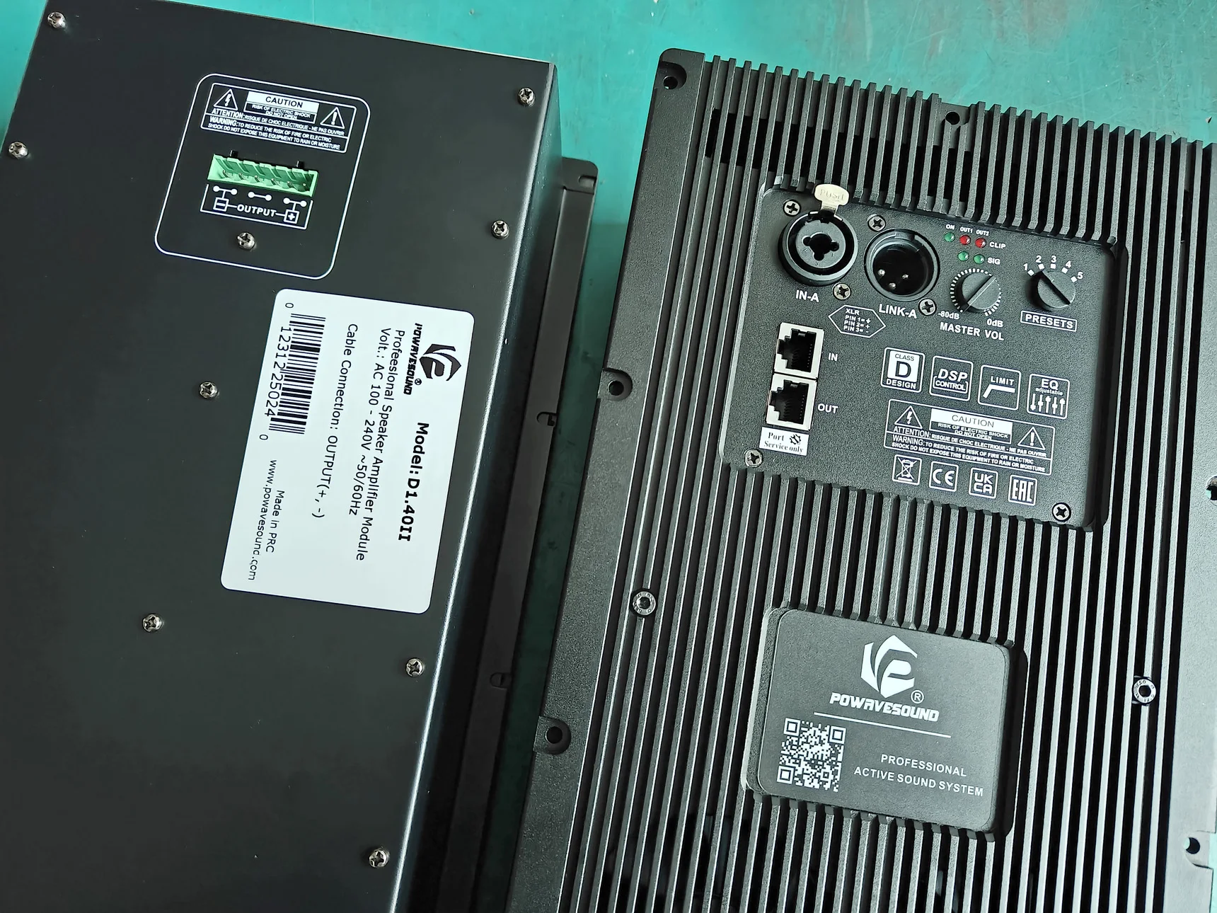 6000W RMS Power POWAVESOUND SUB Plate Amplifier Module DSP Control Active Subwoofer Power Amplifier