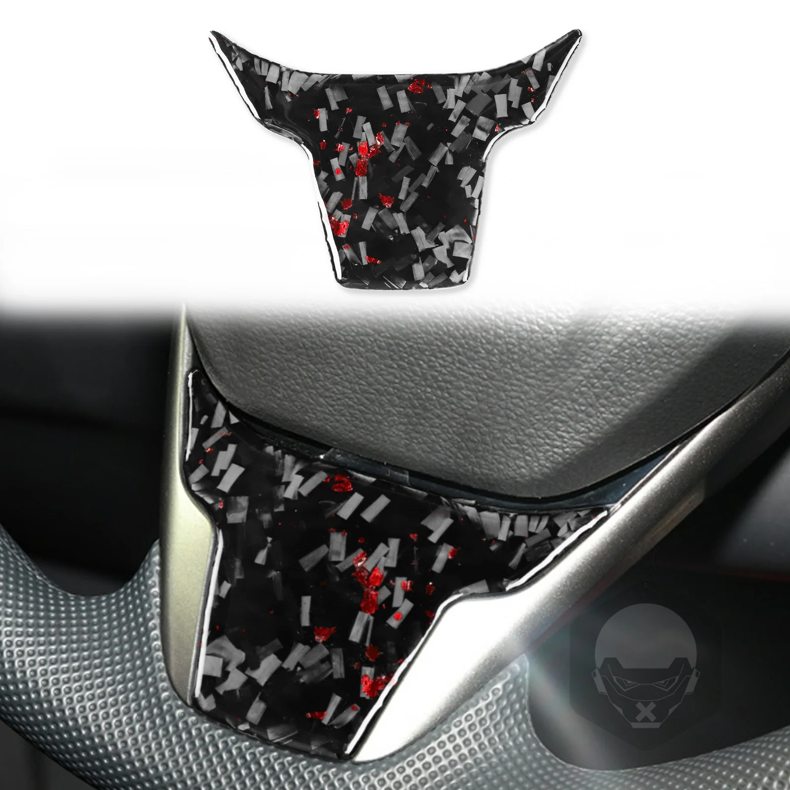 Steering Wheel Decoration Cover Trim Sticker Decal for Honda Tenth Generation Civic 2016-2020 Car Interior Accessories