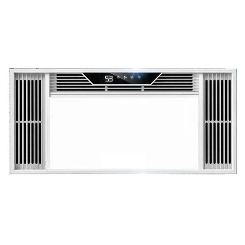 

Modern ABS Triple Motor Dual Air Heater Exhaust Fan LED Light Integrated Ceiling Bathroom Home Decor Novelty New Energy Saving