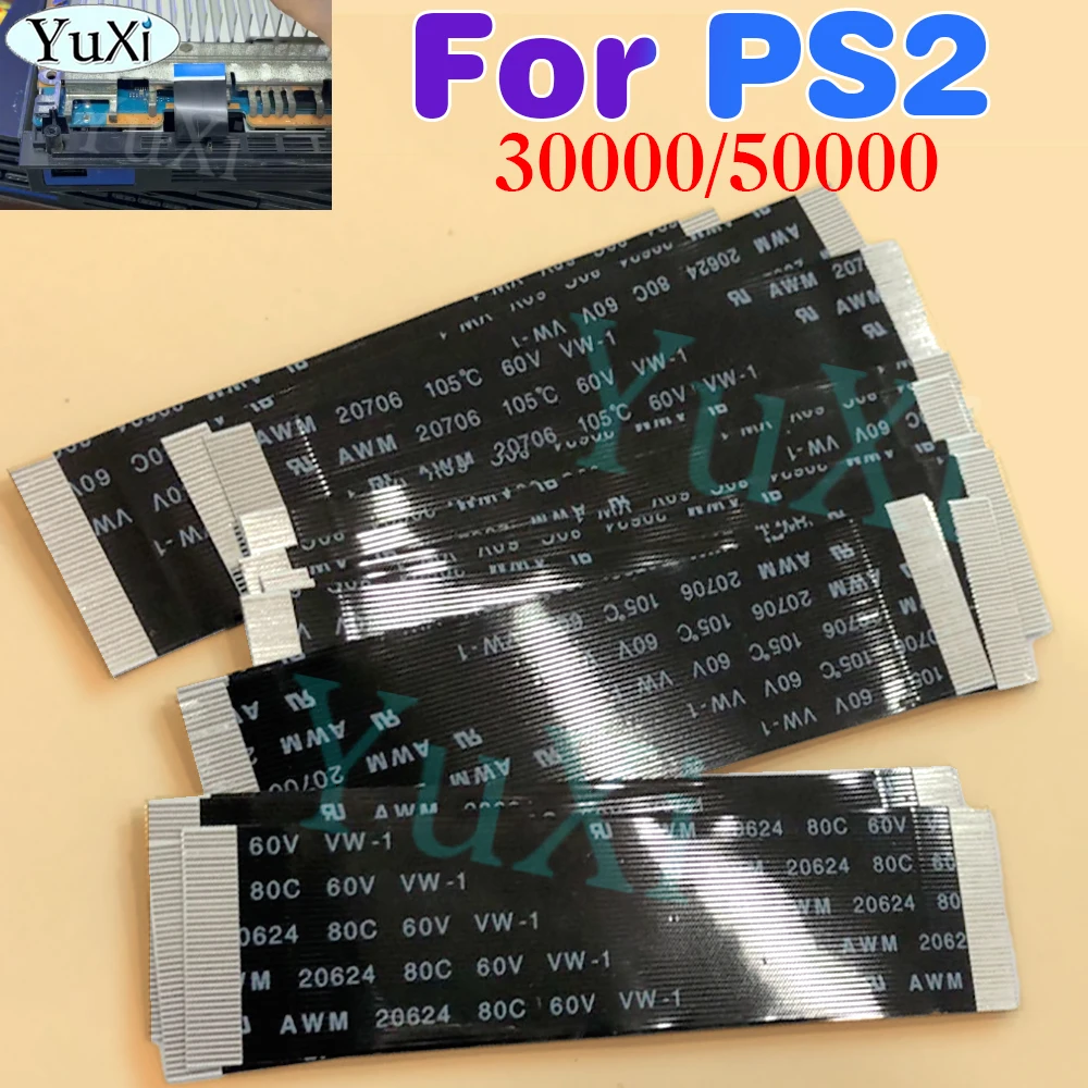 

5Pcs For PS2 3W 5W Game Controller Joystick Socket Ribbon Flex Cable Connect Mailboard For Playstion 2 30000 50000 Repair Parts