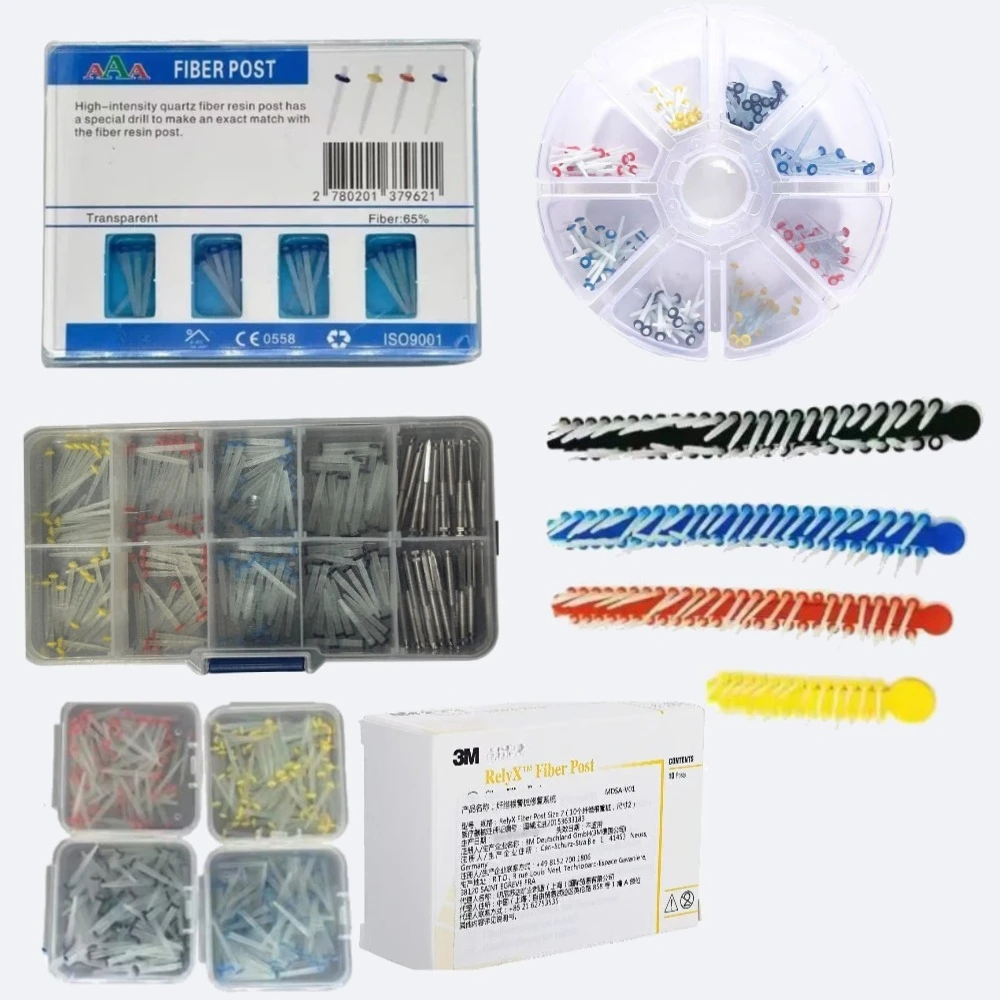 

Dental Material Thread Quartz Fiber Post Porcelain Fused Metal Fixation Fiber Post Composite Adhesive Post Dental Restoration