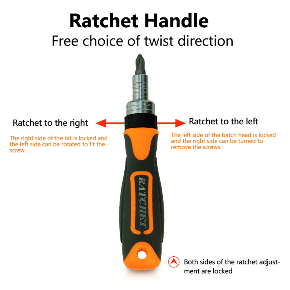 

Набор отверток с храповым механизмом 38 в 1, универсальный набор инструментов, аппаратные инструменты, комбинированные гаечные ключи, ящик для инструментов Han