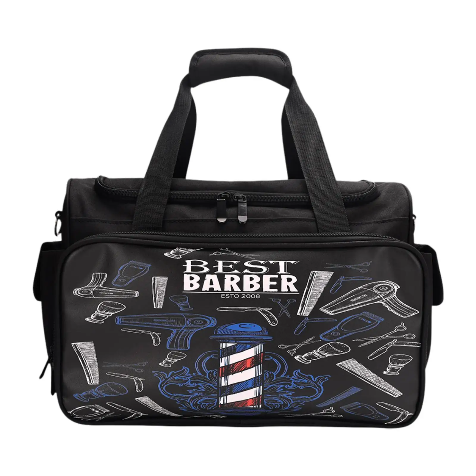 Hairdressing Bag Professional Carrying Pouch Large Capacity Hairdresser Organizer Bag for Equipment Comb Barber Travel Scissors