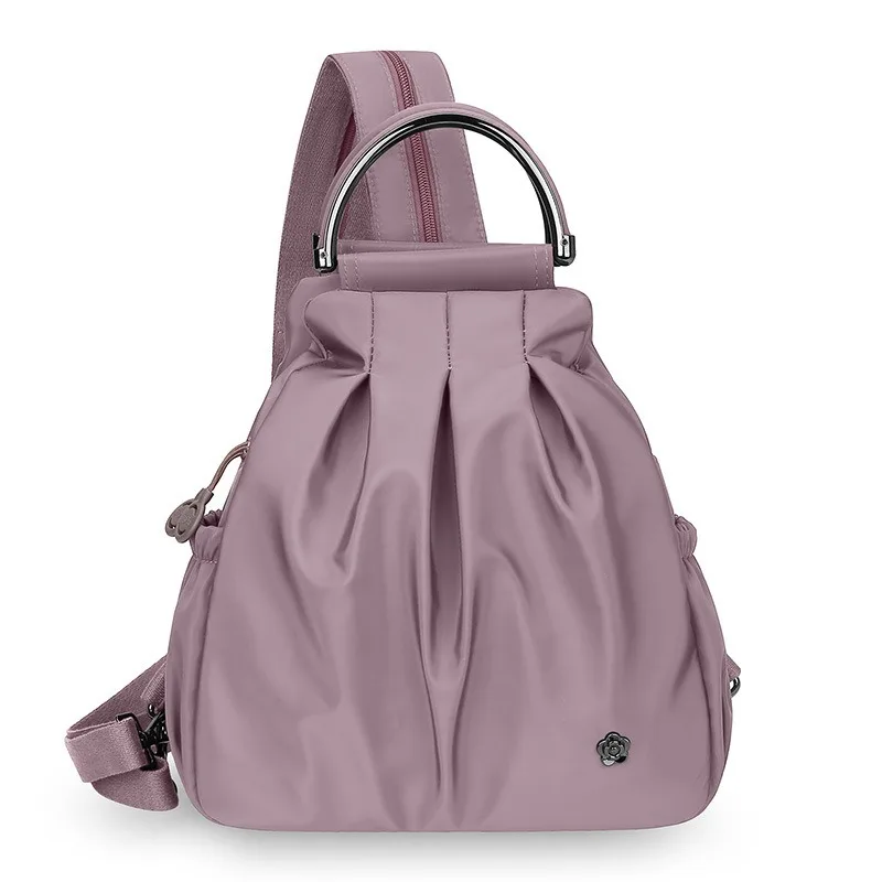 حقيبة ظهر نسائية متعددة الوظائف حقائب صدر للفتيات 2025 حقيبة يد نسائية صغيرة حقيبة ظهر Mochila الأنثوية #1