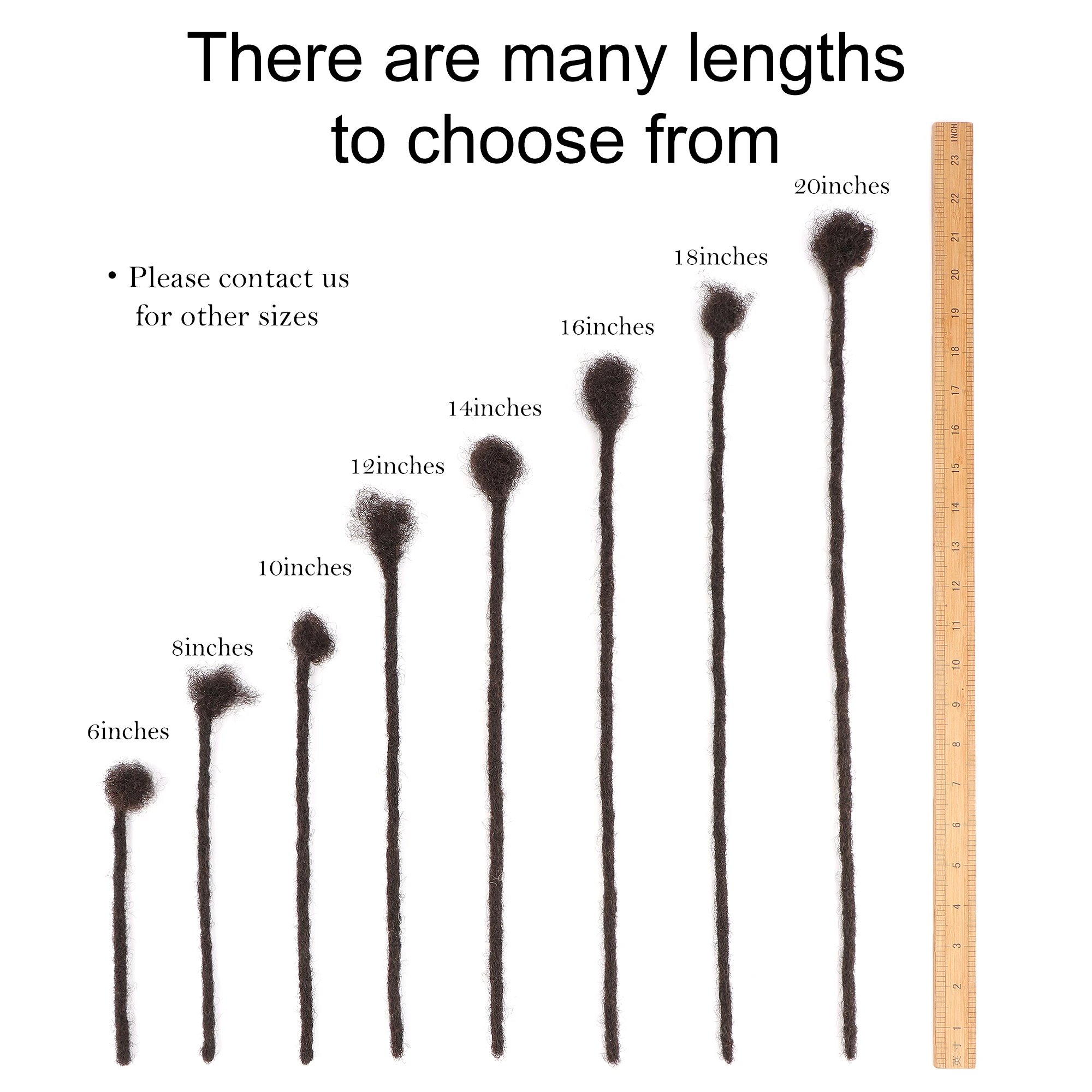 Orientfashion 0.8 センチメートルドレッドヘアエクステンションカベロヒューマノエクステンションデドレッドヘアオリジナルアフロ変態バルクドレッドロックス用