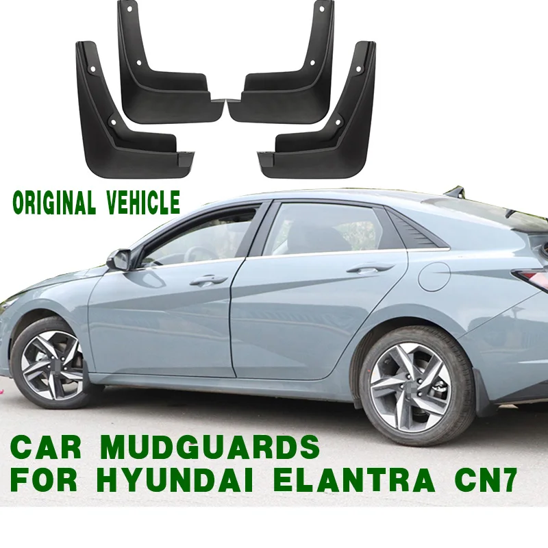 

Car Mudguards For Hyundai Elantra CN7 Avante i30 Sedan 2021 2022 2023 MudFlaps Front Rear Mud Splash Guards Flap Car Accessories