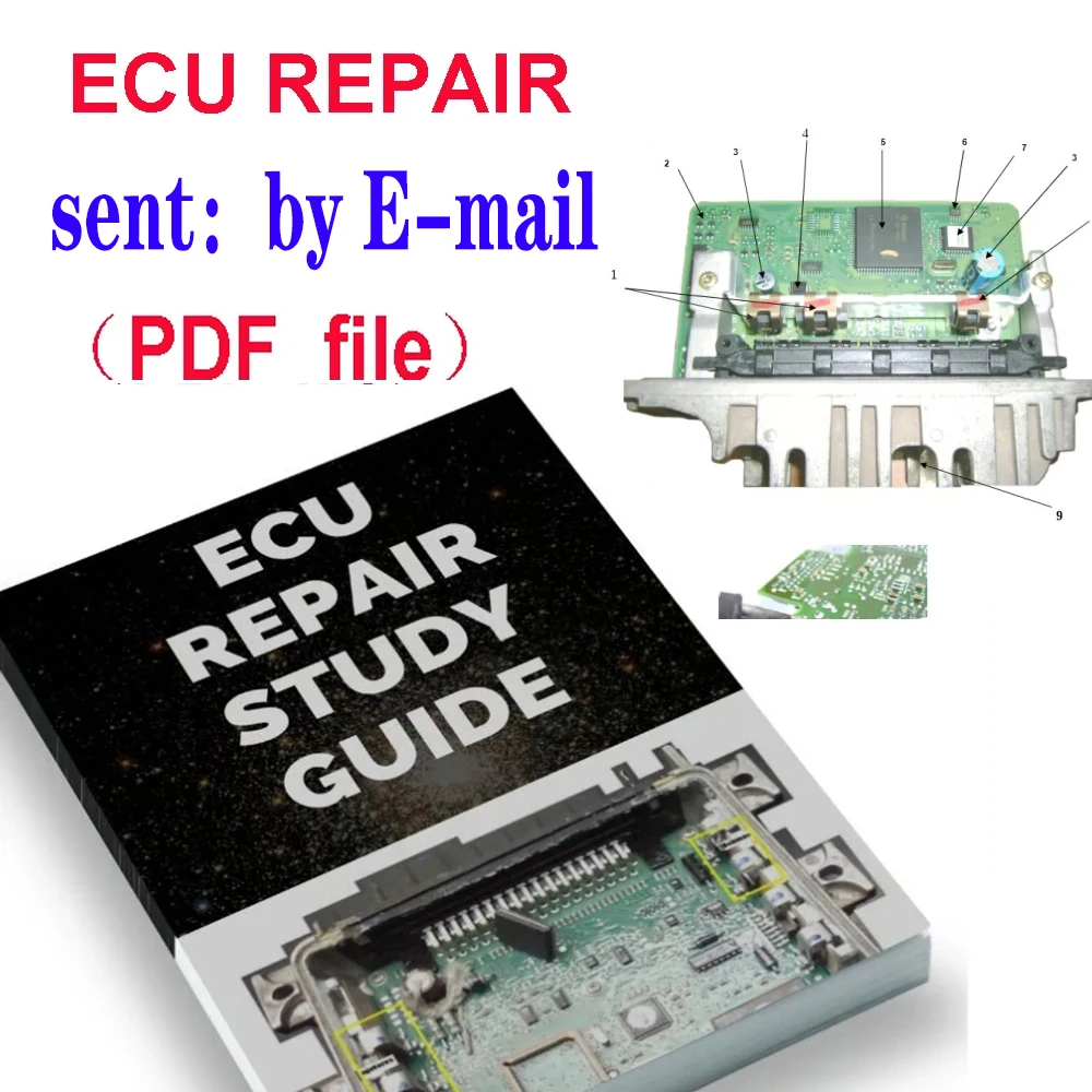 ECU Repair Module Course Study Guide ECU Teaching EPROM TEST Progranm SMD Simulator RESISTORS SOCKET Car Diag Tool File Software