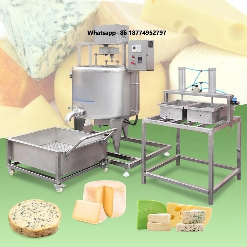 Small Scale Milk Processing Plant Cheese Vat Sale Make Equipment Machine Prensa De Queso Automatizada