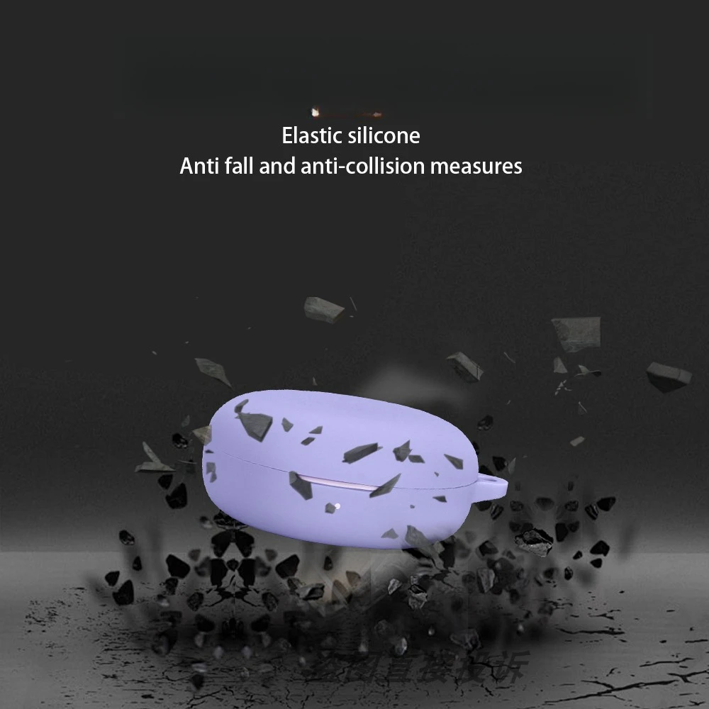 Чехол для наушников HONOR A Pro, однотонный силиконовый противоударный чехол для наушников Bluetooth, мягкая коробка для наушников