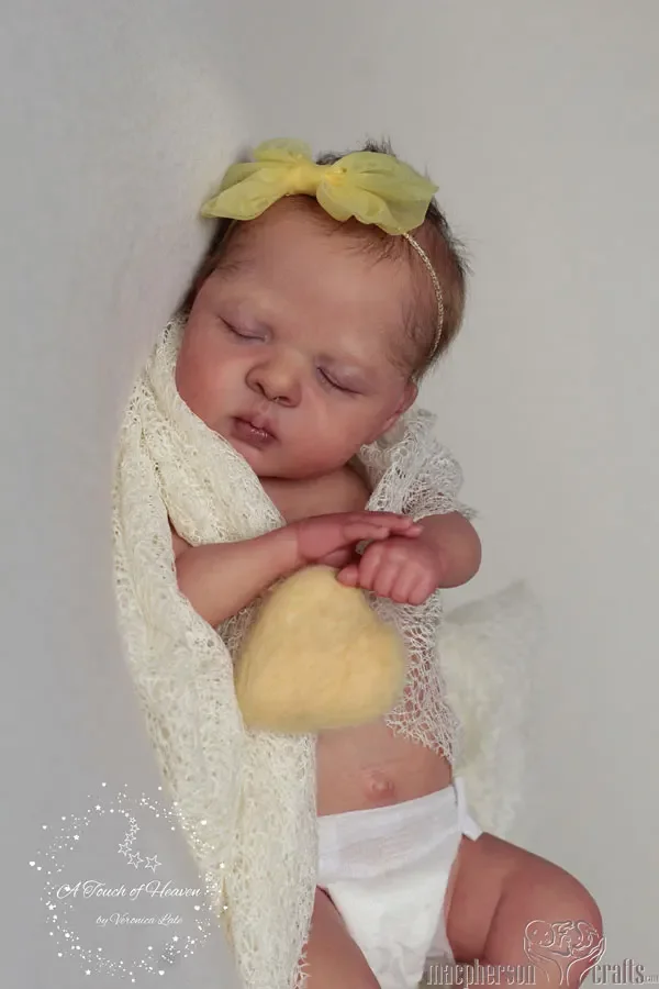 DLS 12inch Mini Reborn Doll Kit Luna Sweet handy Doll Fresh color Unfinished Doll Parts DIY